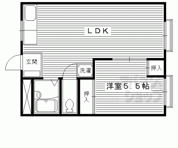 【コーポ御前】間取