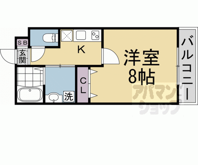 【グランディール円町】間取