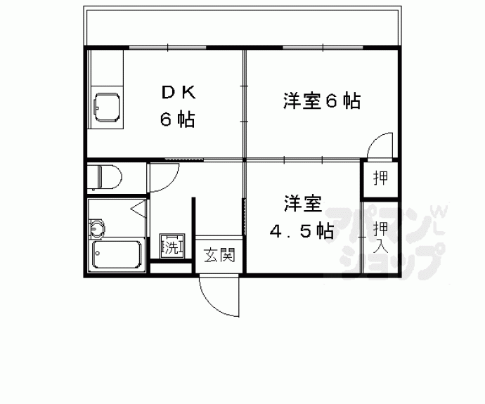 【エトワール嵐山】間取