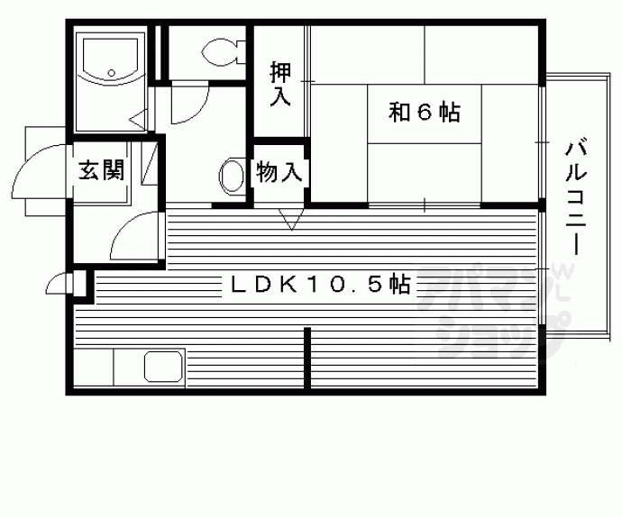 【エーデルハイムオカモト】間取