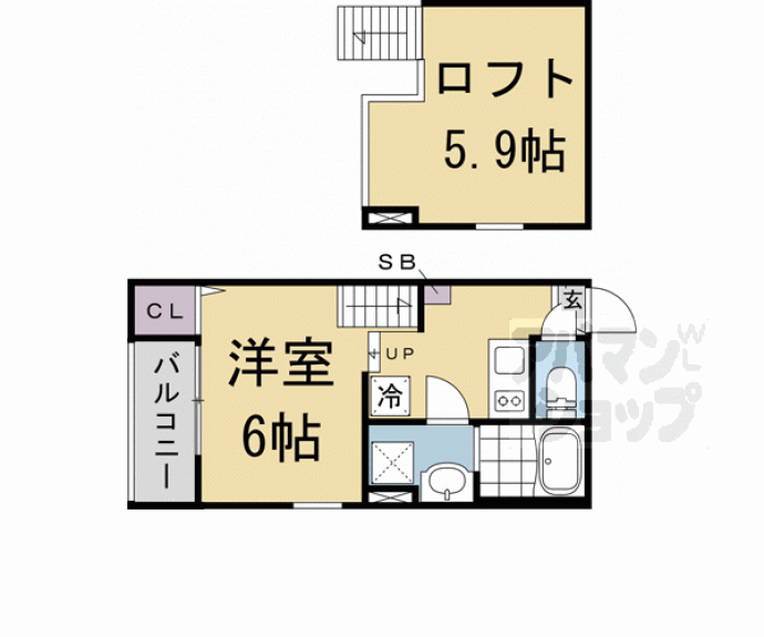 【Ｈａｌｅ　Ｍａｈａｌｏ】間取