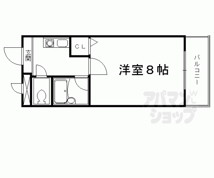 【ジュネス丸池】間取