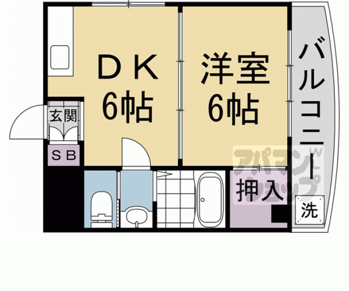 【エントピア車折】間取