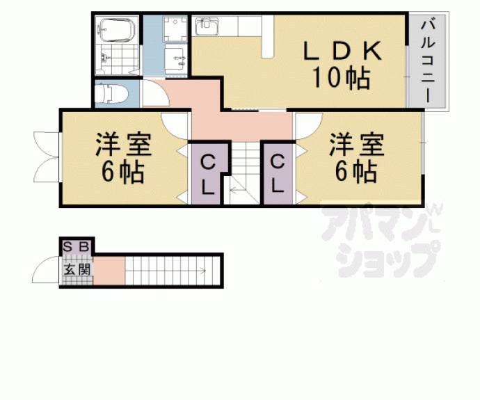 【サンリットシェーネ A棟】間取