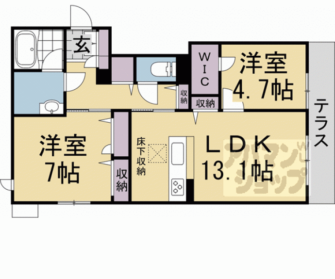 【ゴード ヴィラ】間取