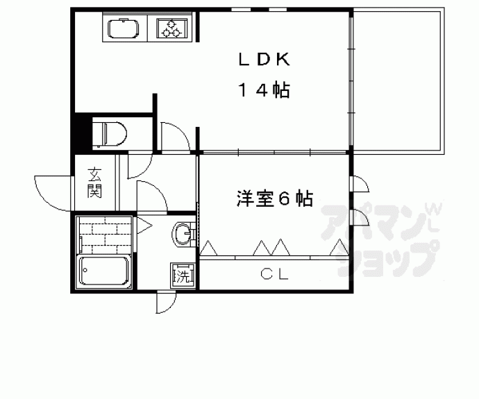 【鳴滝ステージⅠ】間取