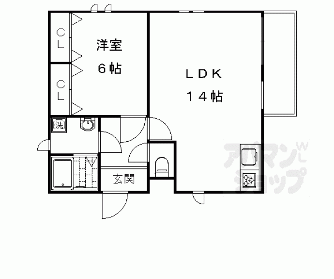 【鳴滝ステージⅠ】間取