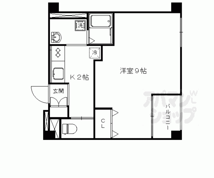 【ヴィータ京都西院】間取