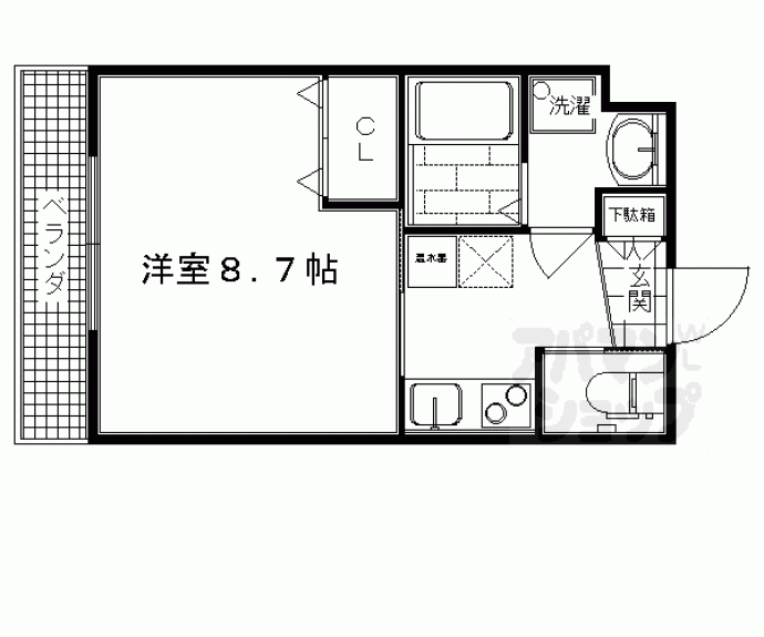 【ヴィータ京都西院】間取