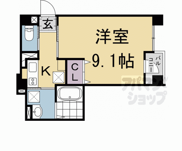 【ヴィータ京都西院】間取