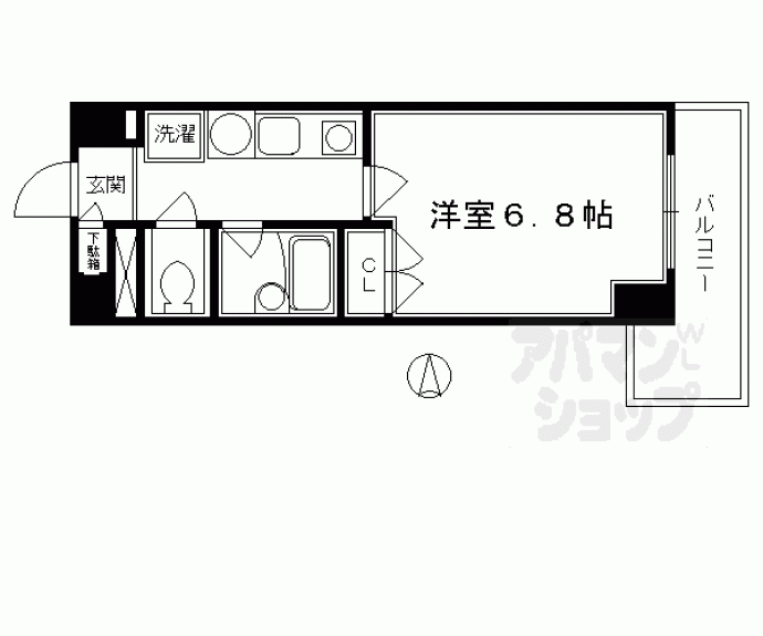 【パインフィールド壬生】間取