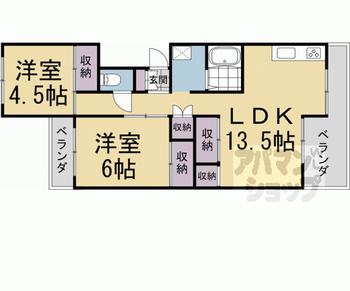 【久我のもり住宅　１棟】間取
