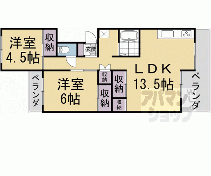 【久我のもり住宅　１棟】間取