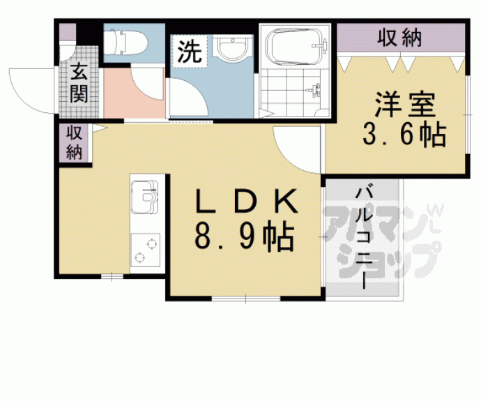 【ＷＥＳＴ　ＨＩＬＬＳ　東野】間取