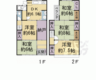 【紫竹東栗栖町２０－１３貸家】