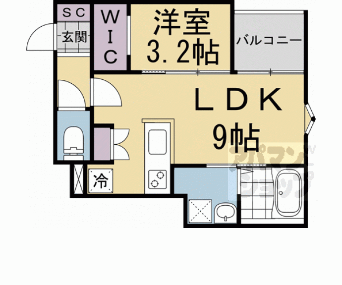 【ＲＥＧＡＬＥＳＴ西院】間取