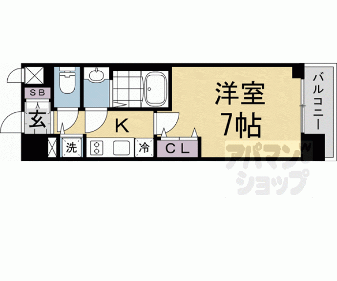 【ＣＲＥＳＴ　ＴＡＰＰ　十条】間取