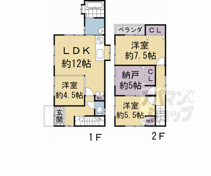【上賀茂神山３９５－１１】間取