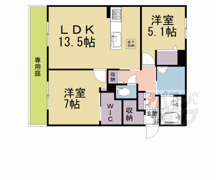 【グランドルフ】間取