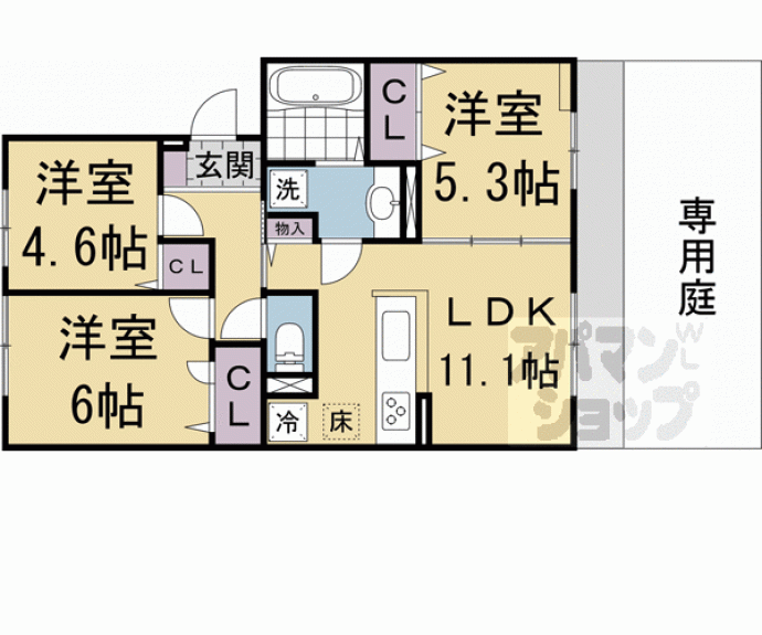 【サウス・レジデンス菱川】間取