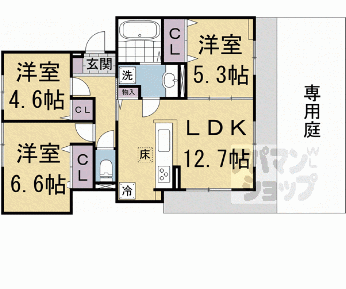【サウス・レジデンス菱川】間取