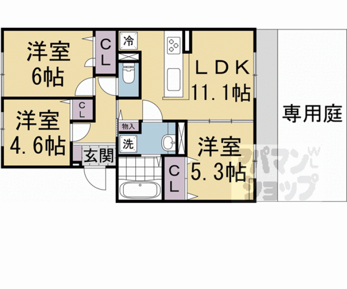 【サウス・レジデンス菱川】間取