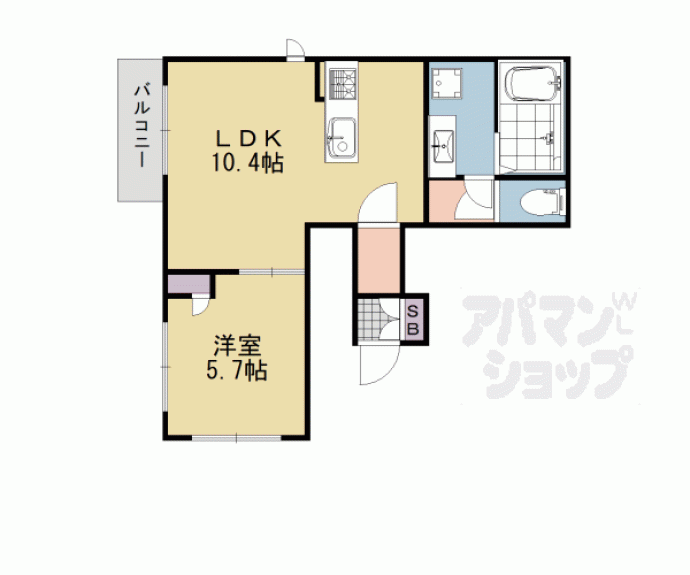 【ヴァリエ久津川】間取