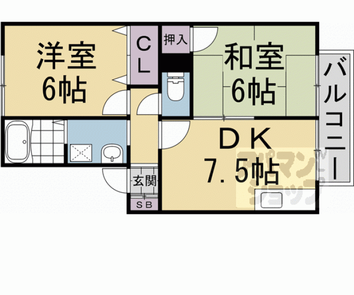 【Ｔタウン　Ｄ棟】間取