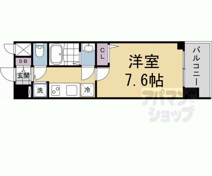 【ファステート京都洛南エリーゼ】間取