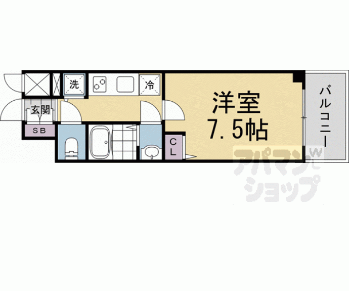 【ファステート京都洛南エリーゼ】間取