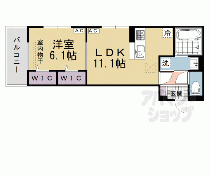 【ＧＲＡＭＭ下津林ＥＡＳＴ】間取