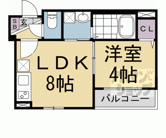 【センチュリー嵯峨嵐山】間取