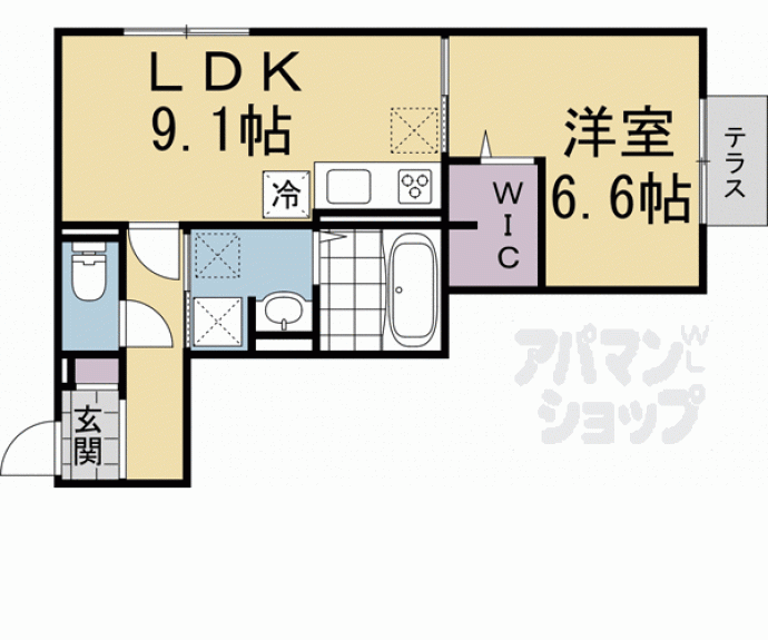【ＬＥＧＡＬＯ伏見】間取