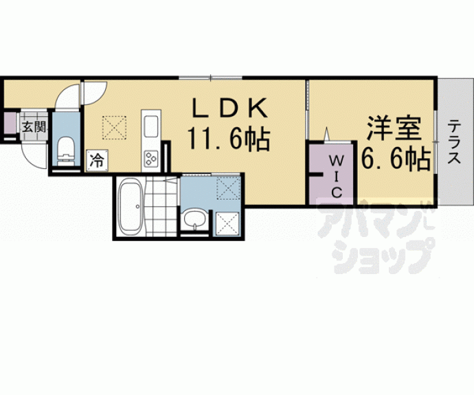 【ＬＥＧＡＬＯ伏見】間取