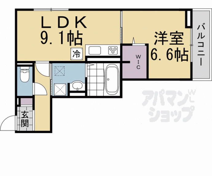 【ＬＥＧＡＬＯ伏見】間取