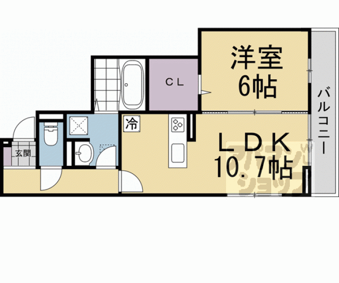 【ＬＥＧＡＬＯ伏見】間取