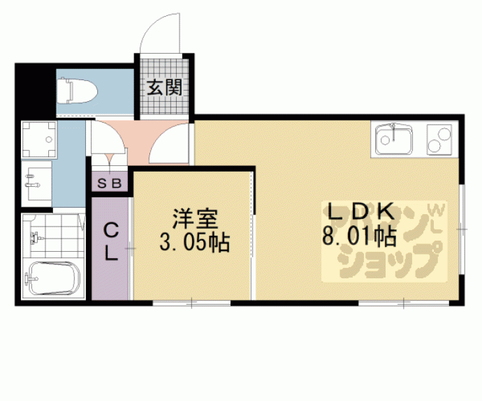 【Ｐｏｒｔｏｆｉｎｏ六地蔵】間取