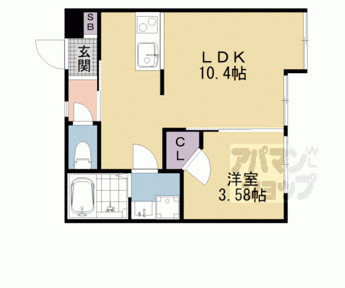 【Ｐｏｒｔｏｆｉｎｏ六地蔵】間取