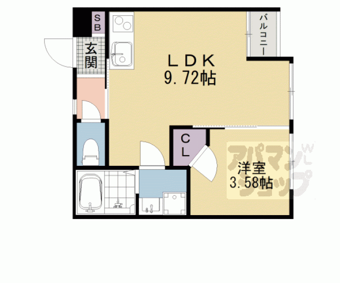 【Ｐｏｒｔｏｆｉｎｏ六地蔵】間取