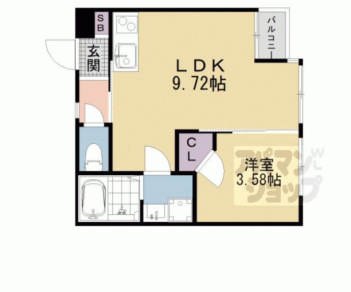 【Ｐｏｒｔｏｆｉｎｏ六地蔵】間取