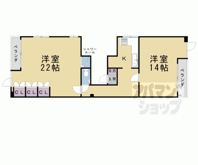 【やませビル】間取