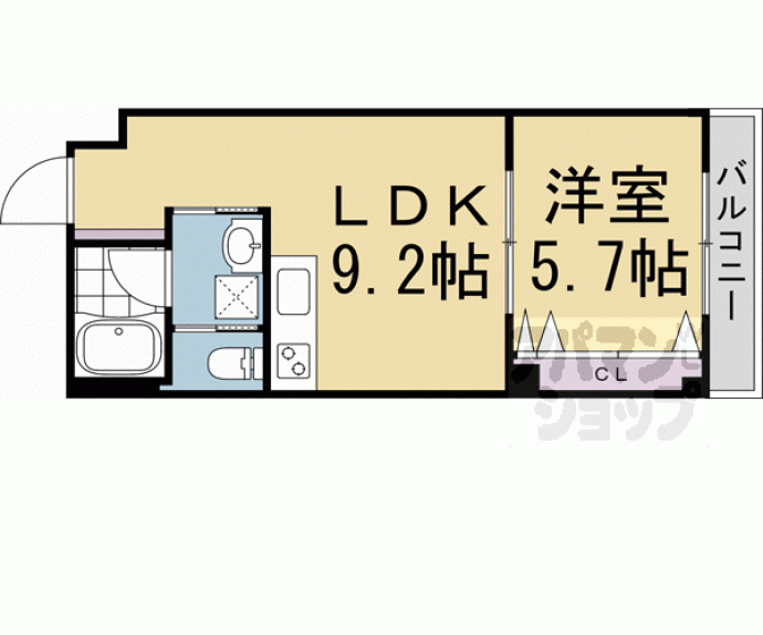 【ソフィア墨染駅前】間取