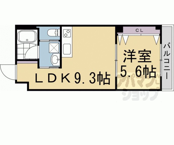 【ソフィア墨染駅前】間取