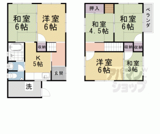 【唐崎１丁目貸家】