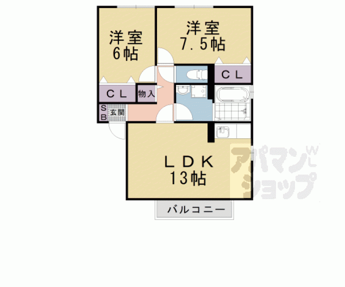 【セヴェルＳｅｔａⅡ】間取