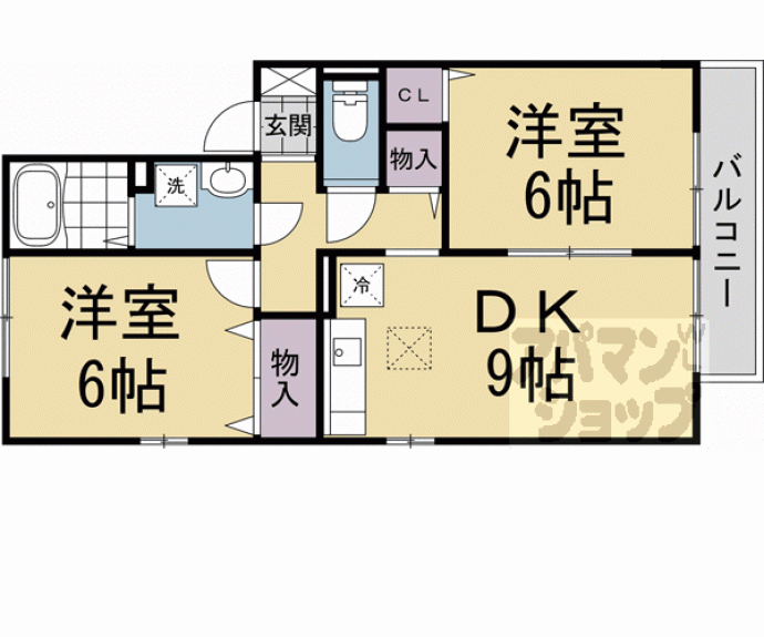 【セジュールＭ　－Ⅱ】間取