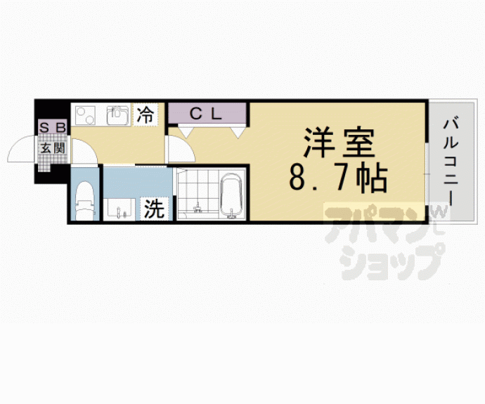 【クレール蒼天】間取