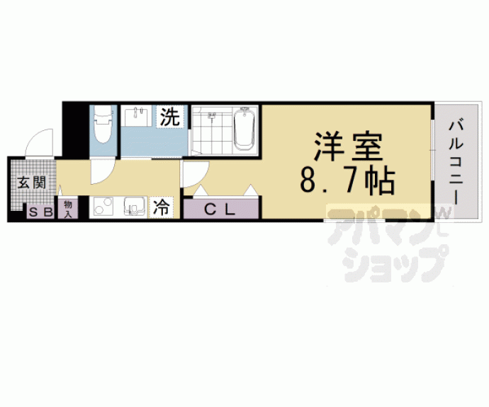 【クレール蒼天】間取