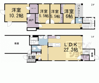 【上賀茂土門町３２－１戸建】