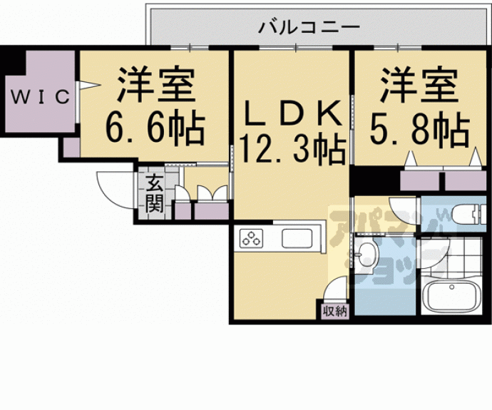 【レラトア上賀茂】間取